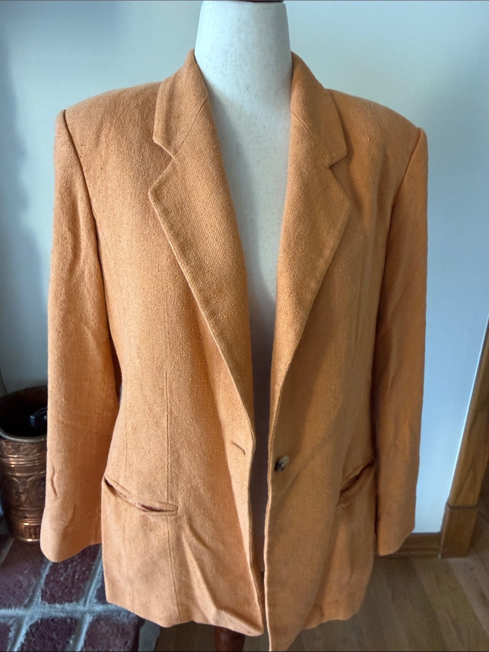 Ellen Tracy 100% Silk Vintage Blazer